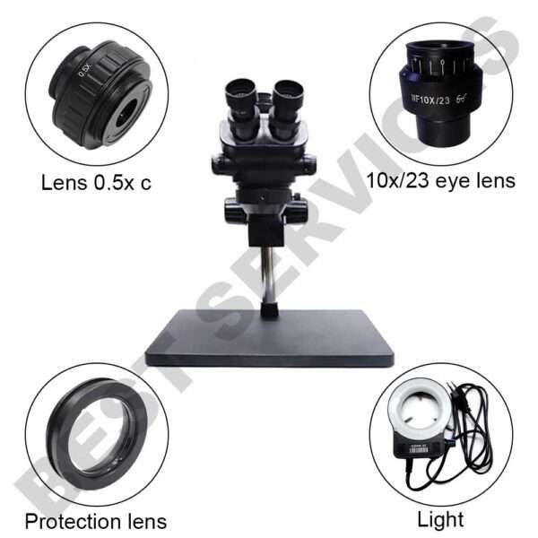 BST 7050T TRINOCULAR 3D MICROSCOPE