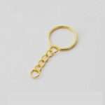 KEYCHAIN RING GOLDEN (PACK OF 100)