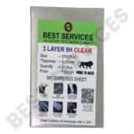 3 LAYER 9H CLEAR TEMPERED SHEET (27*37CM) (PACK OF 50)