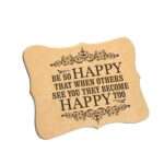 MDF PLAQUE 12*9 D1