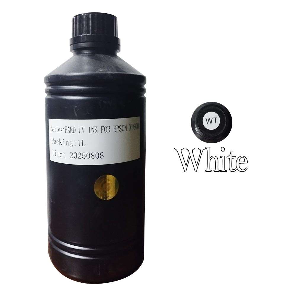 UV INK WHITE 1L HARD